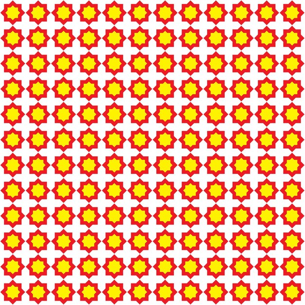 a pattern of yellow flowers on a white background