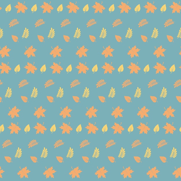 Vector patterned autumn background