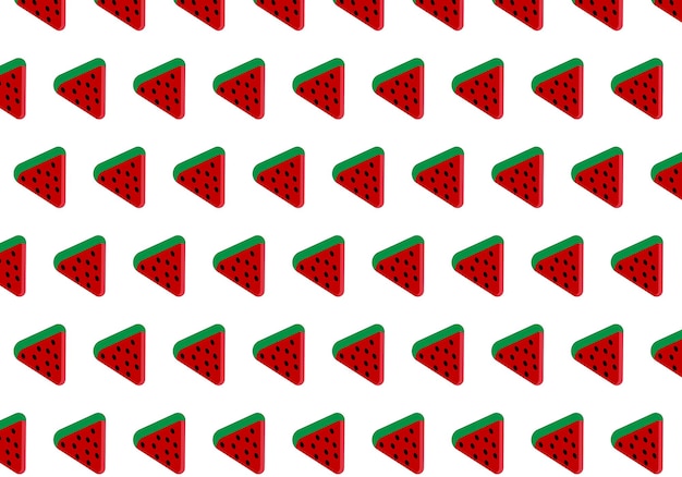 patterned background of watermelons in vector