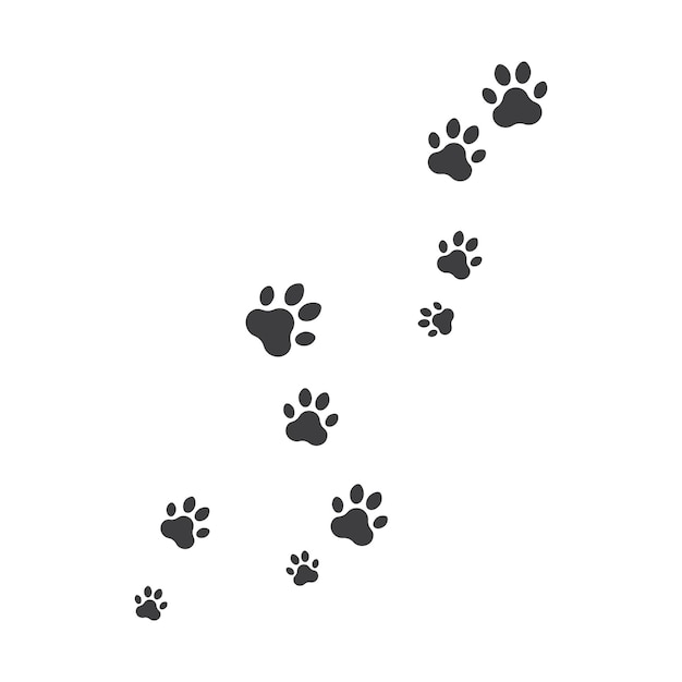 Paw background template