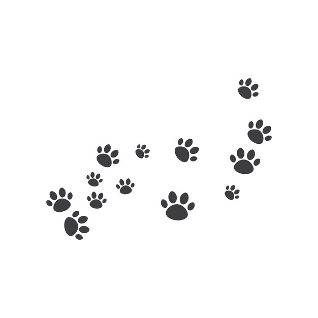 Paw background template