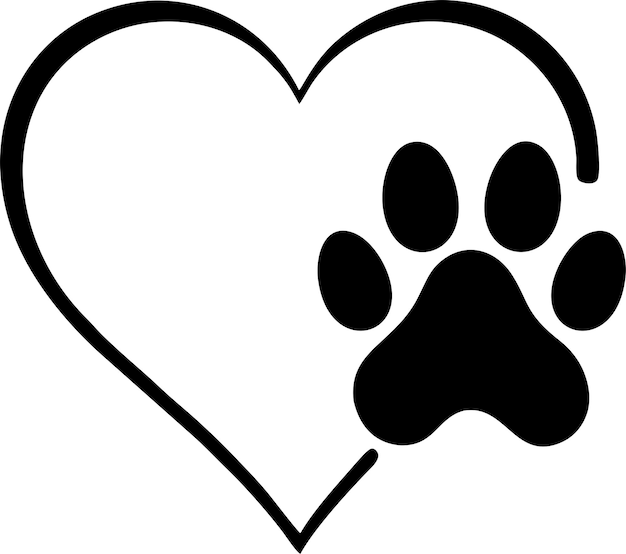 Paw heart