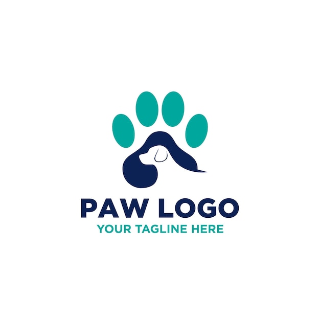 Дизайн логотипа лапы