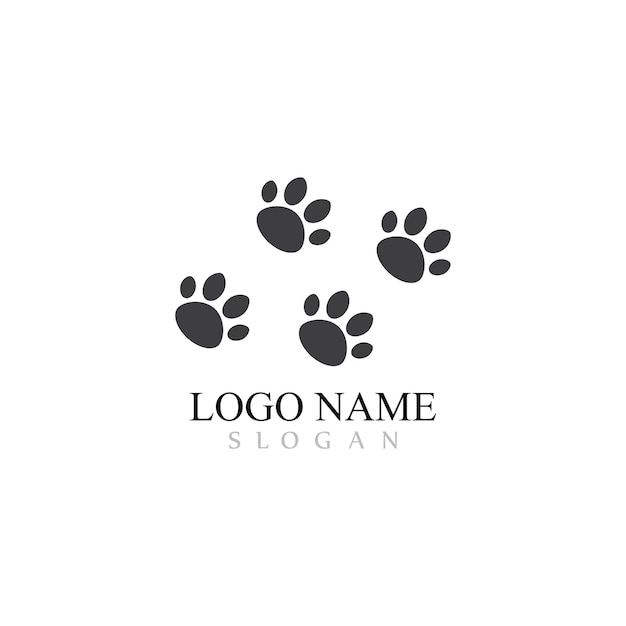 Paw logo template