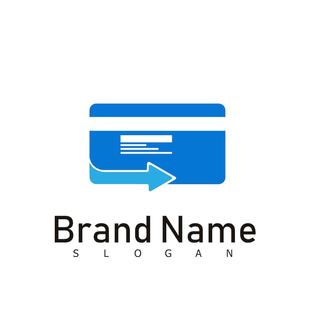 Логотип кредитной карты с символом денег