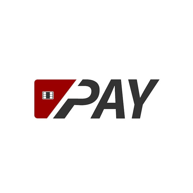 Pay card credit logo money symbol logo