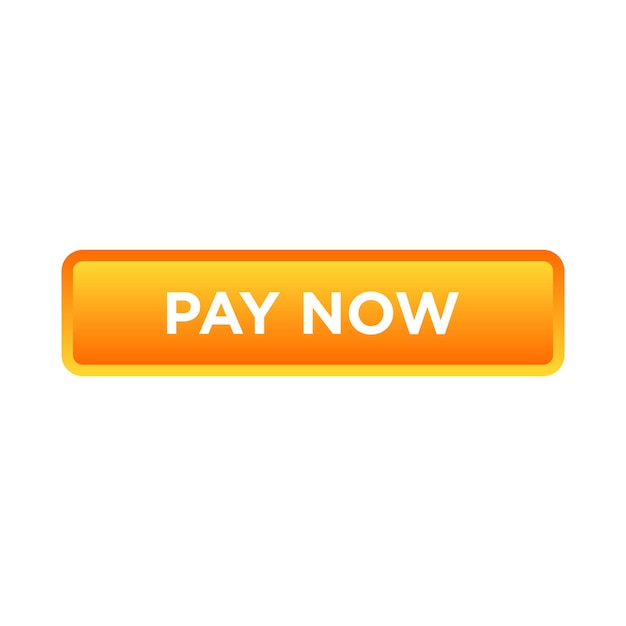 Vector pay now button website vector template