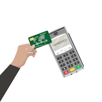 Pay pass use card contactless payment