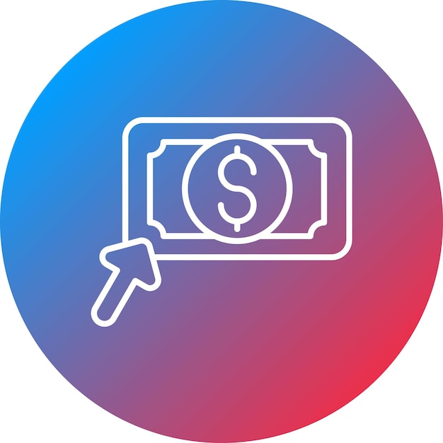 Pay Per Click icoon vector afbeelding Kan worden gebruikt voor digitale marketing