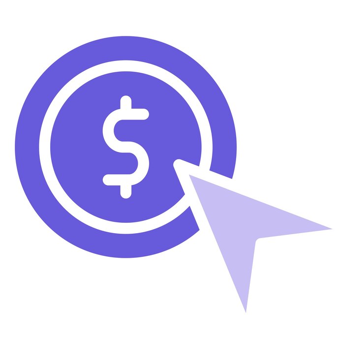 Vector pay per click vector illustration