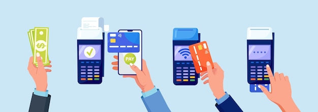 Payment by Credit Card through the POS Terminal, Cash, Contactless Payment, Payments by Smartphone App and Transaction Receipt. Online Banking and Electronic Money, NFC