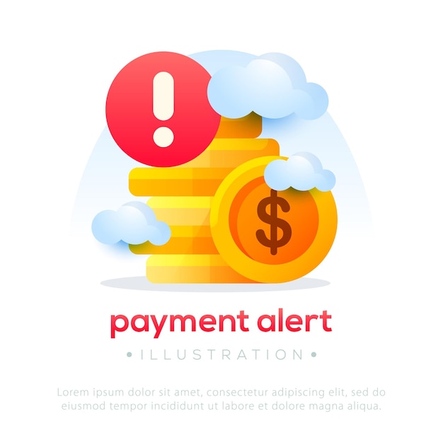 Payment error design Notification payment error