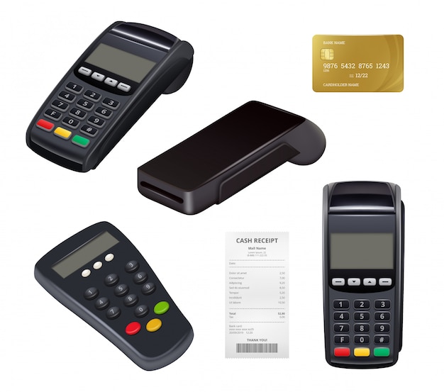 Платежный терминал. макрофотография получения кредитной карты машина для дистанционных платежей мобильных nfc финансов розничных банковских инструментов