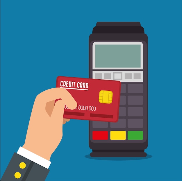 Vector payment terminal design