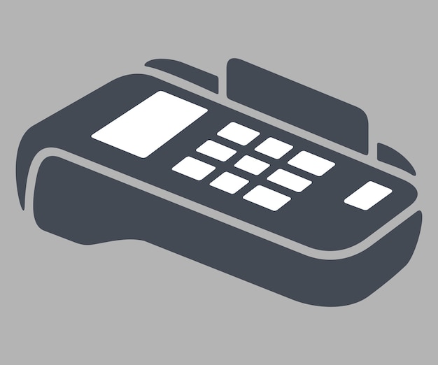 Vector payment terminal vector icon1