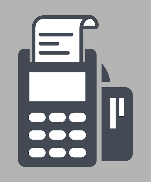 Payment terminal vector icon2