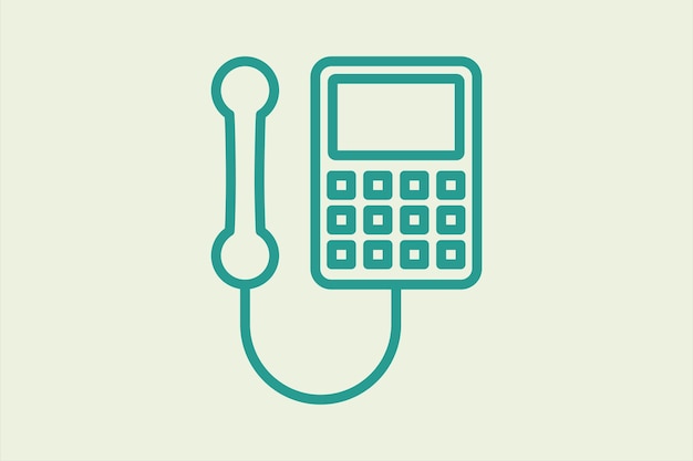 payphone icon icon related to UI elements suitable for web site app user interfaceselement printable etc line icon style simple vector design editable