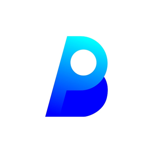 Vector pb letter logo