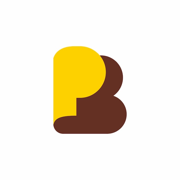 Vector pb logo is professional and simple