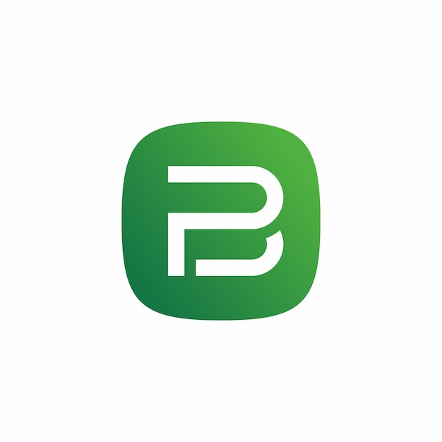 Vector pb logo is professional and simple