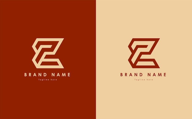 PC elegant vector logo design in red and light yellow color