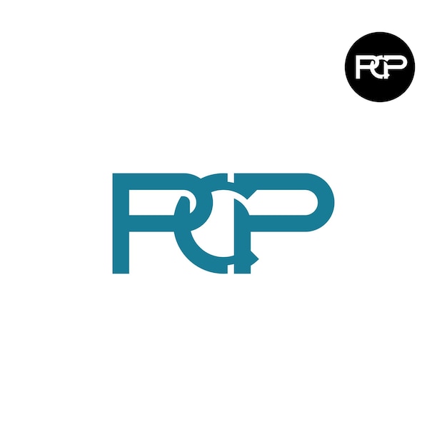 PCP ロゴ 文字 モノグラム デザイン