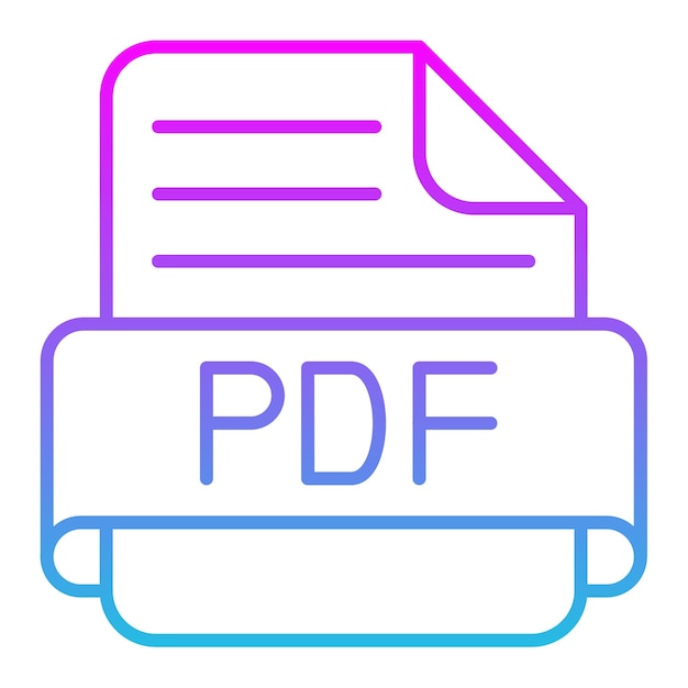 Vector pdf icon