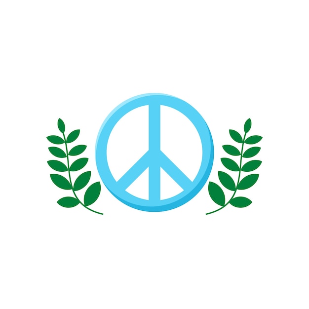 Peace Day Element Vector Design