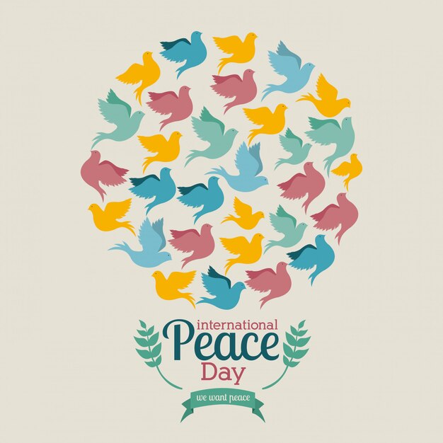 Vector peace design