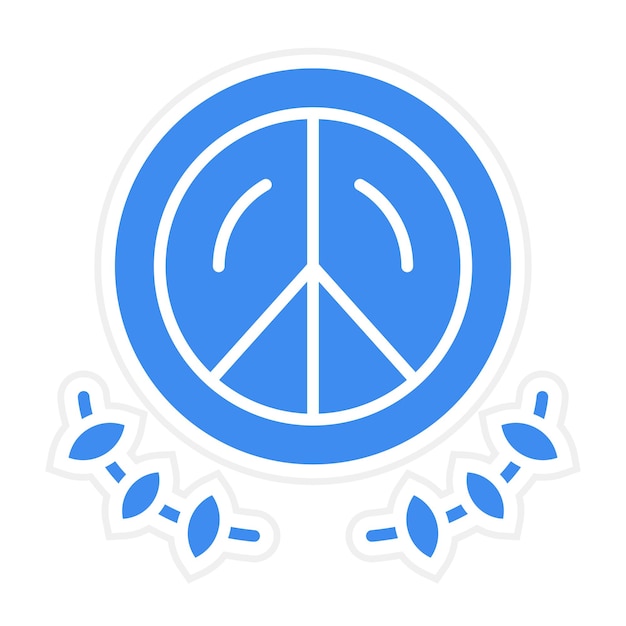 Immagine vettoriale dell'icona della pace può essere utilizzata per la diplomazia