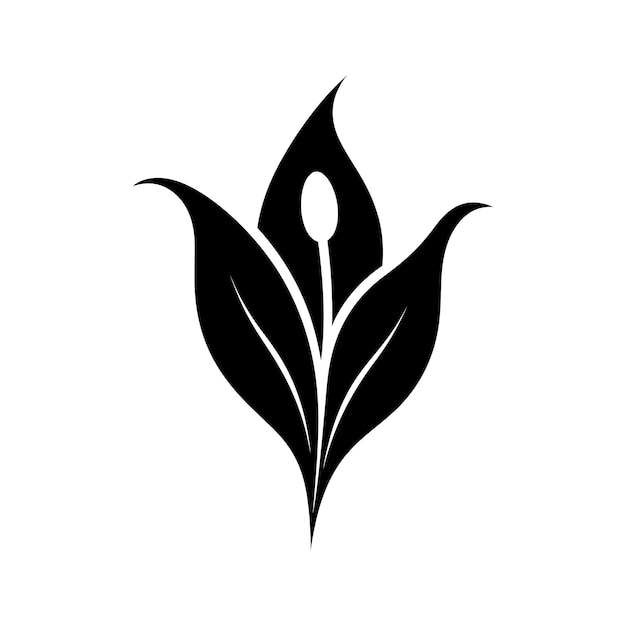 Peace Lily Icon Eenvoudige vectorillustratie