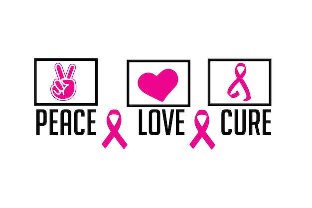 peace love cure