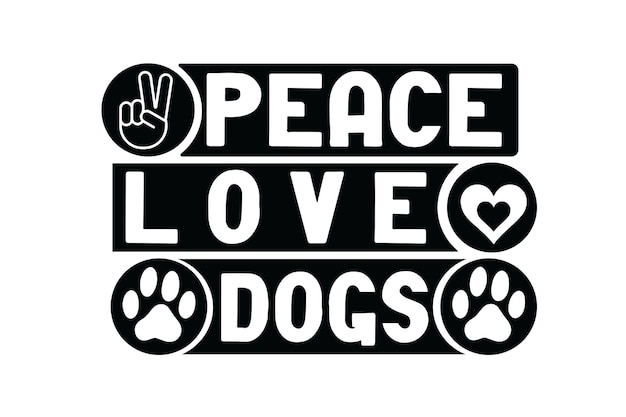 和平愛犬用心臟和腳印簽名.