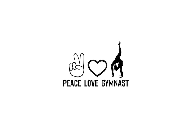 Peace Love Gymnast