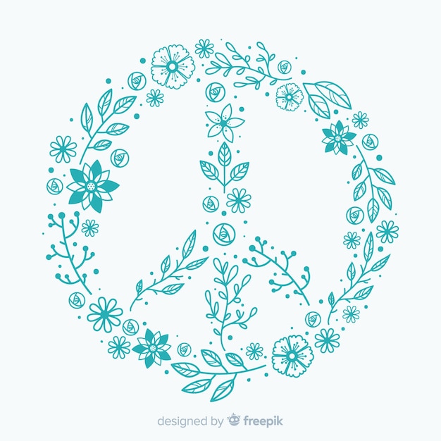 Vector peace sign