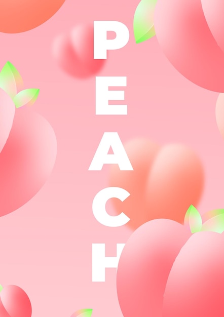 Peach banner