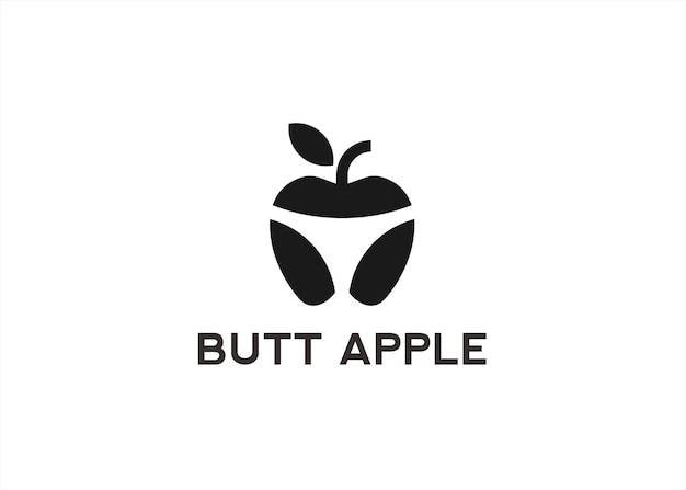 peach logo with butt and panties silhouette icon vector illustration