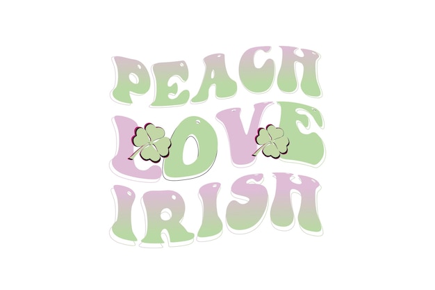 peach love iers retro t-shirt 2023