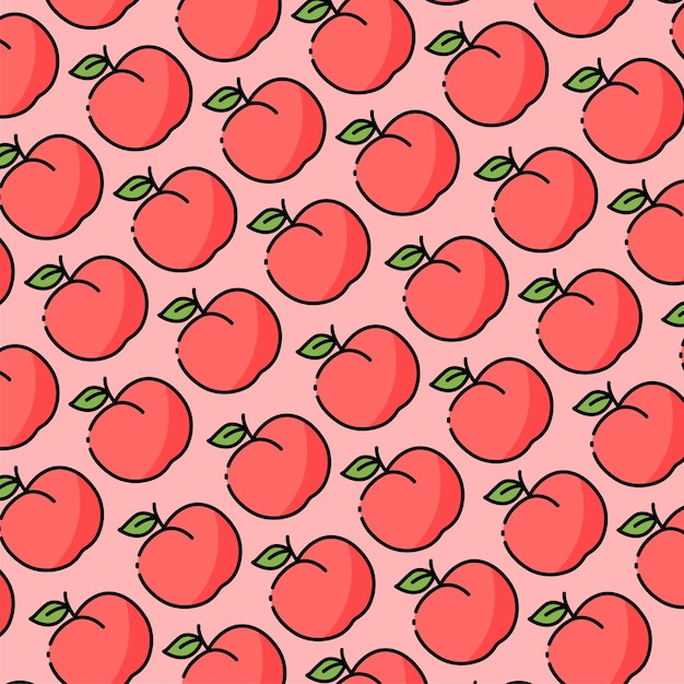 Peach pattern design or background