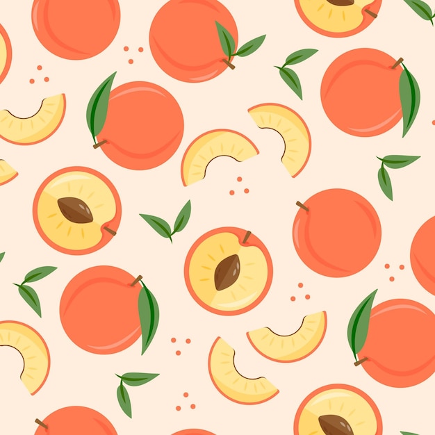 Peach pattern design