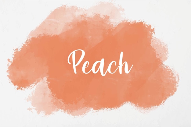 Peach watercolor background