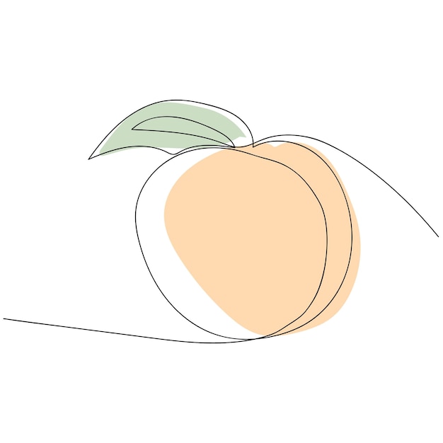 Vector peach