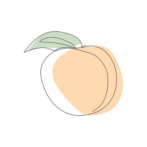 Vector peach