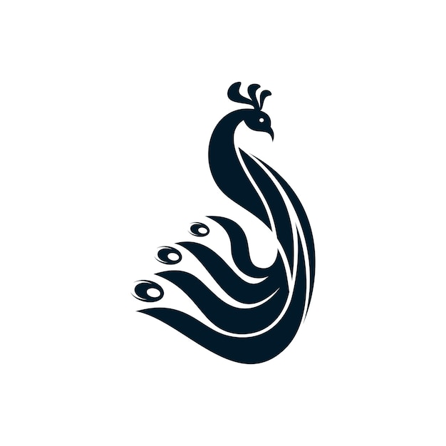 Peacock-logo voor schoonheid