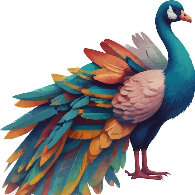 ベクトル peacock brid vector (ピーク・ブリッド・ベクトル) を使ってデザインする