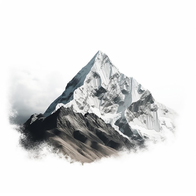 Premium Vector | Peak hiking panorama summit scenery ice base national