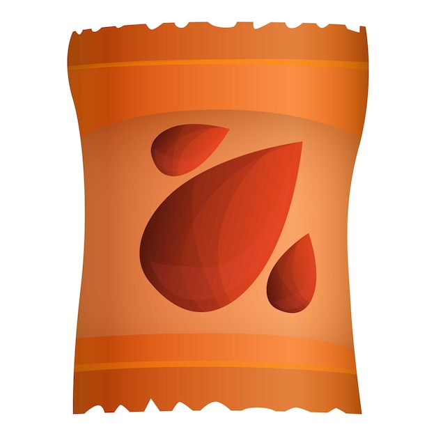 Peanut packet icoon Cartoon van peanut packet vector icoon voor webontwerp geïsoleerd op witte achtergrond