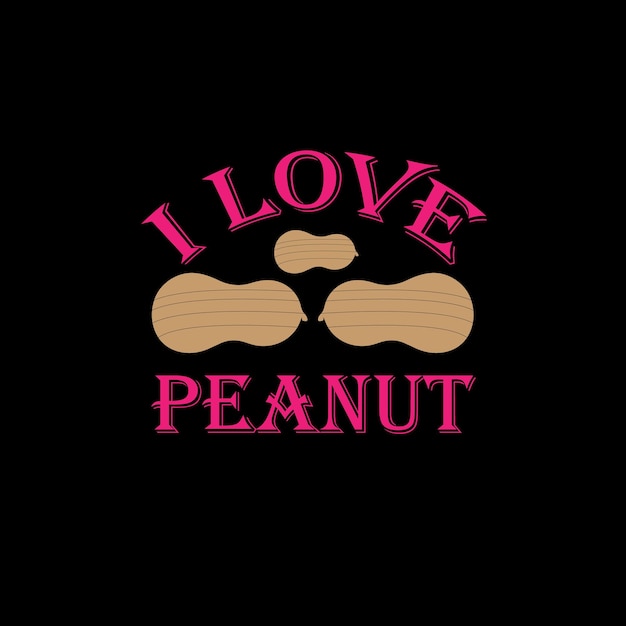 Peanut T-shirt design