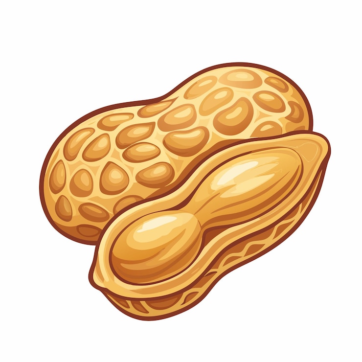 Vector peanuts food vector creative visual design
