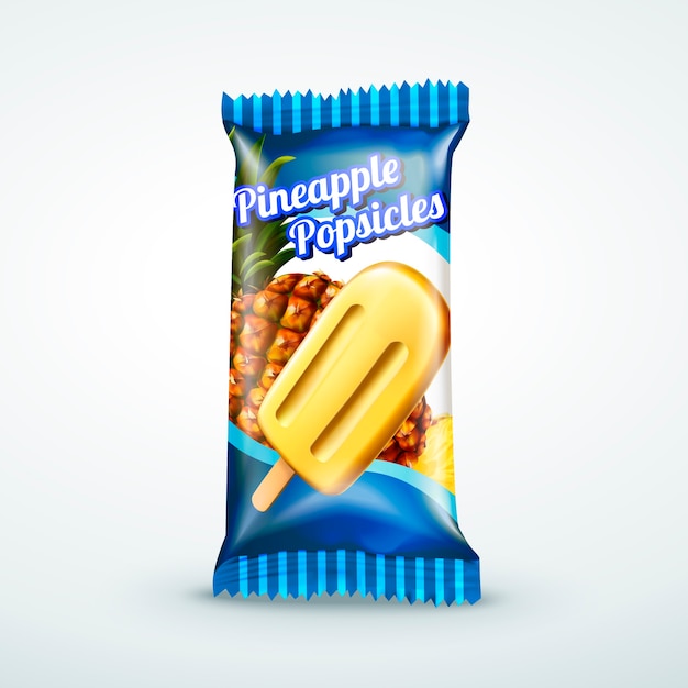 사용을위한 Peapple Popsicles 패키지